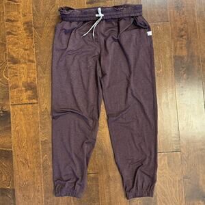 VUORI DreamKnit™ Boyfriend Joggers NEW size Small Elderberry Heather Sweatpants